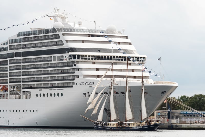 Cruise Ship at Sea